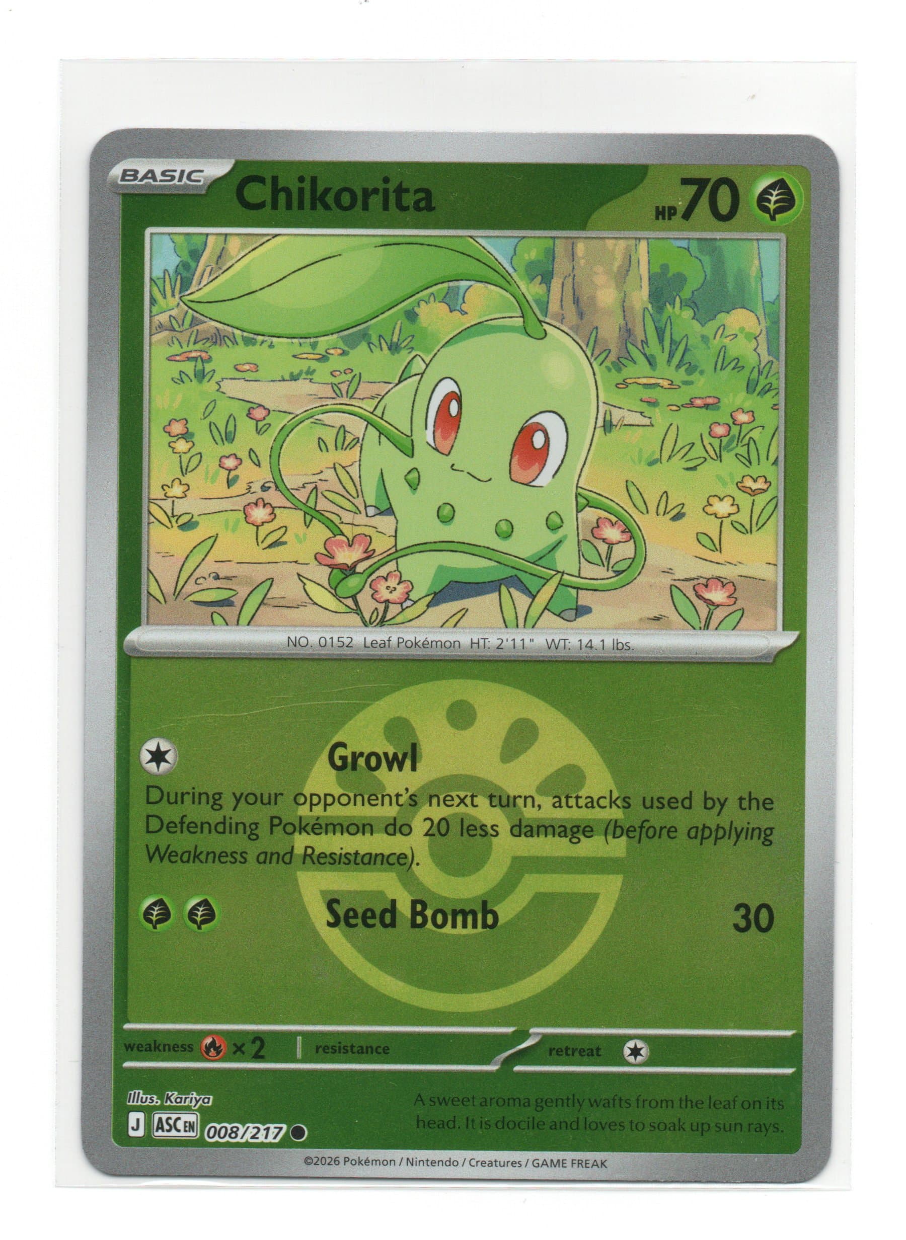 CHIKORITA - 008/217 (FRIEND BALL)