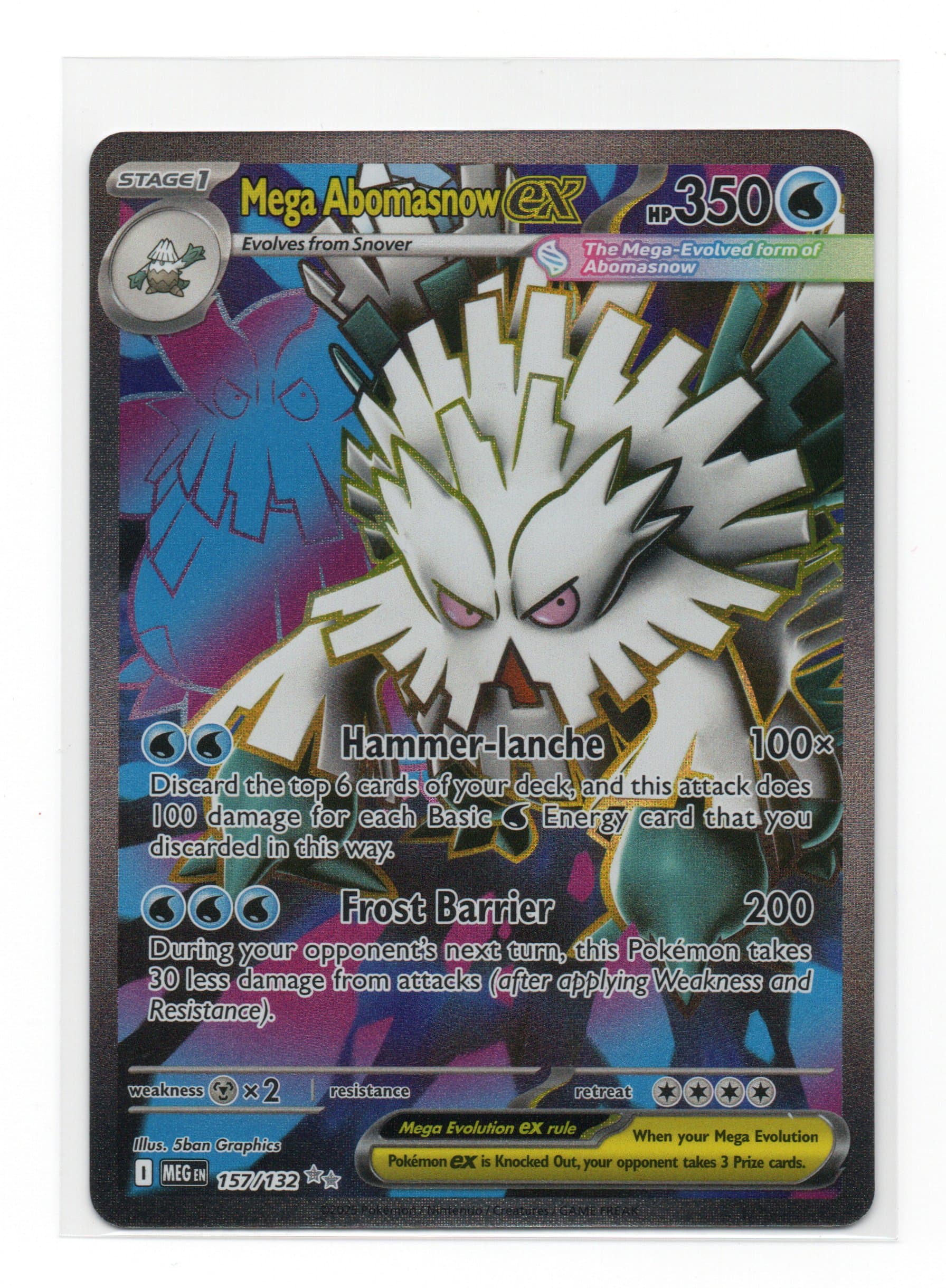 MEGA ABOMASNOW EX - 157/132
