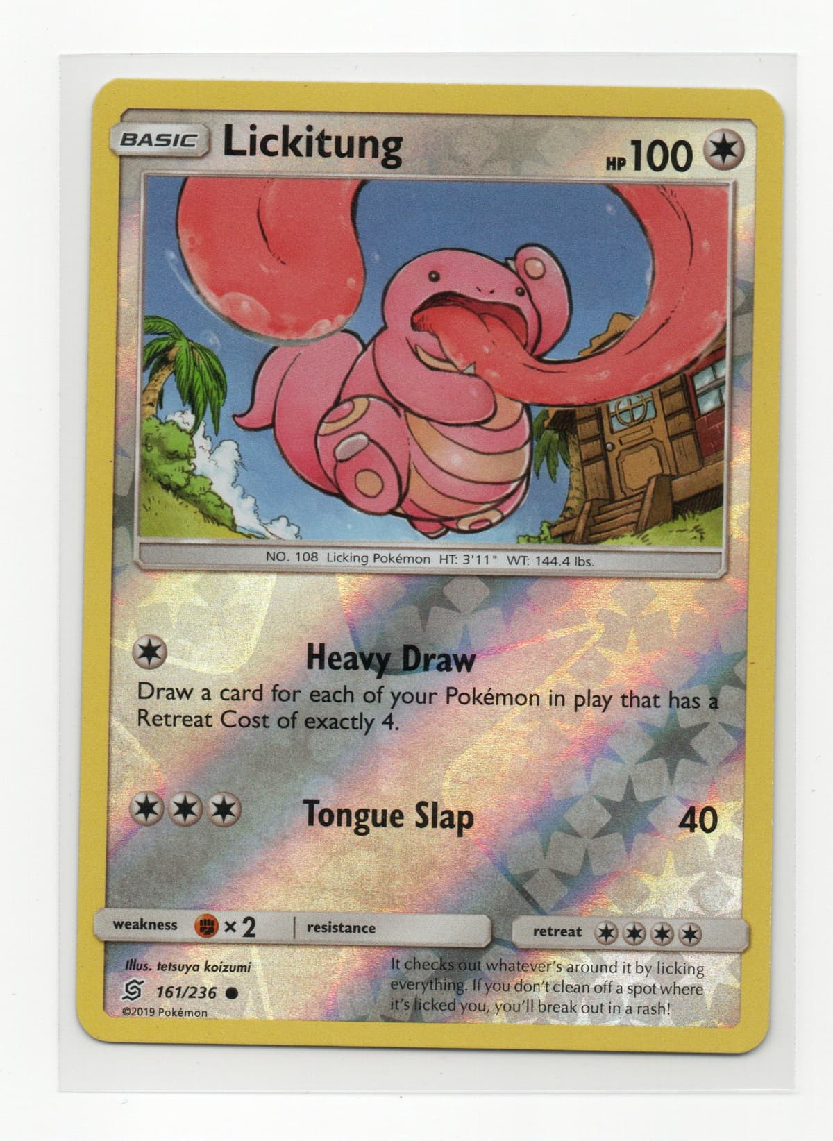 LICKITUNG - 161/236 (REVERSE HOLO)
