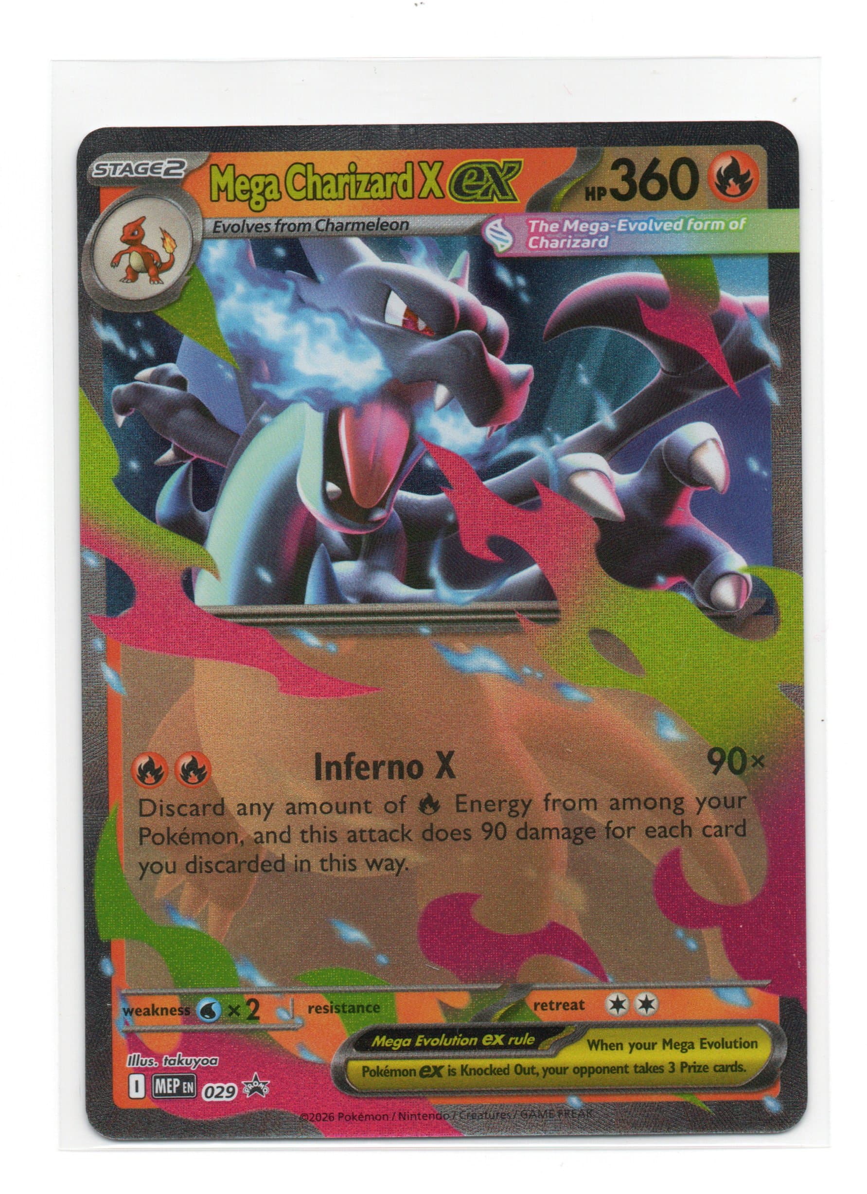 MEGA CHARIZARD X EX - 029