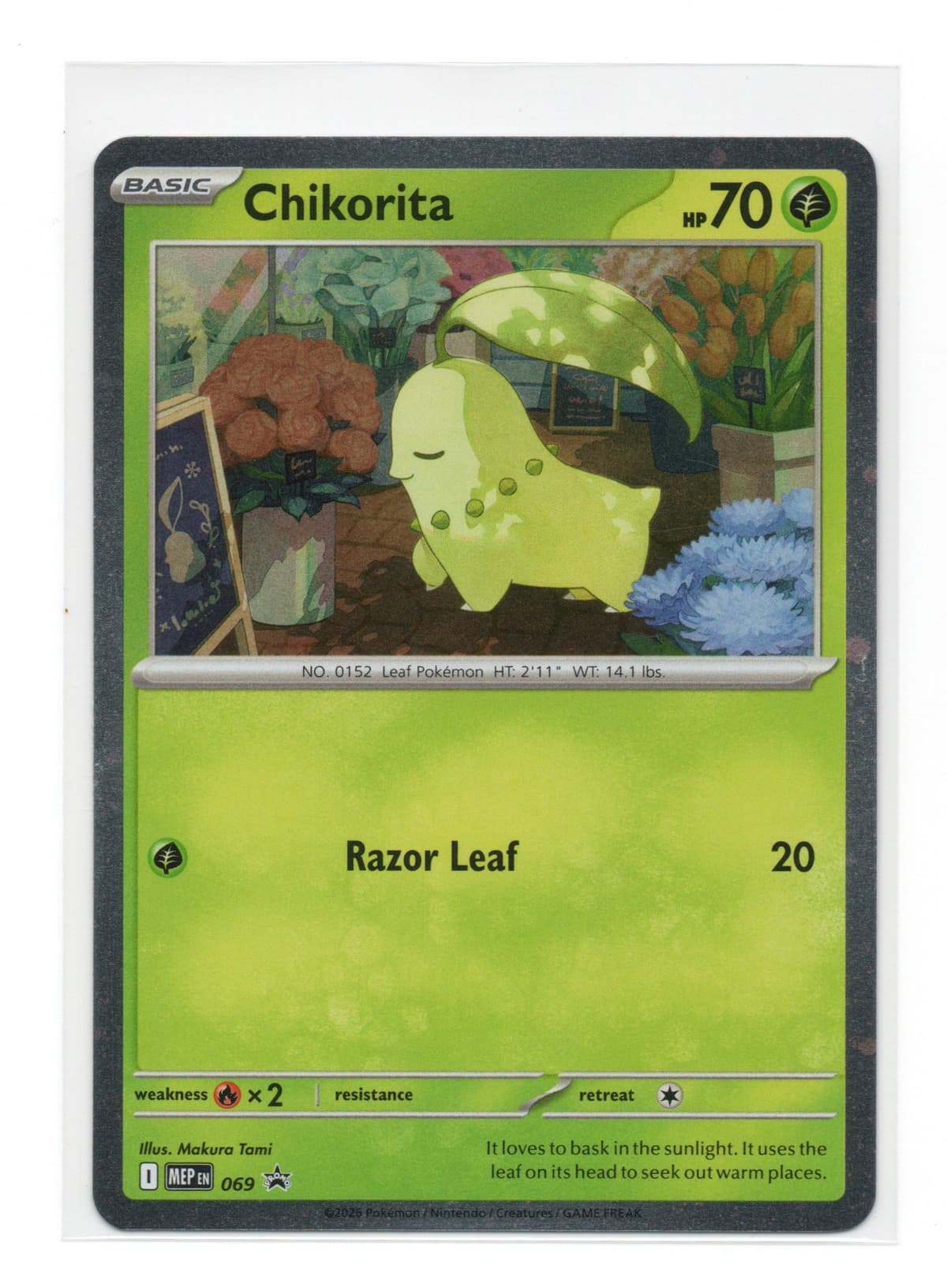 CHIKORITA - 069 (COSMOS HOLO)