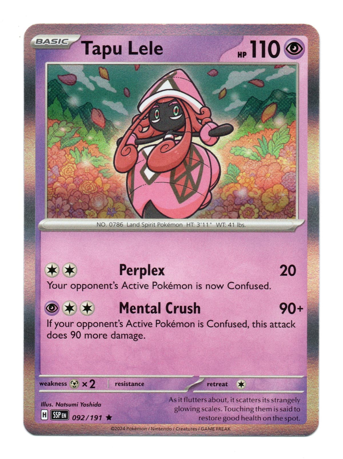 TAPU LELE - 092/191 (HOLO)